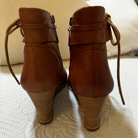 LEATHER MATT BERNSON SPECIAL PROJECT BOOT BOOTIES SZ 8.5 - Picture 6 of 11